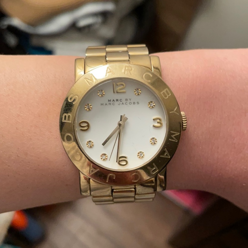 Marc Jacob gold plated watch